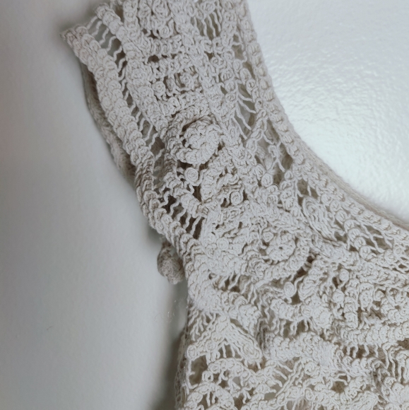 NWT Universal Thread Crochet Knit French Sleeve Ruffle Collar Cardigan, L - Picture 5 of 12